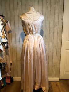 1960s Gold and Pink Gown