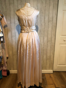 1960s Gold and Pink Gown