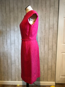 1960s Pink Boucle Dress and Jacket