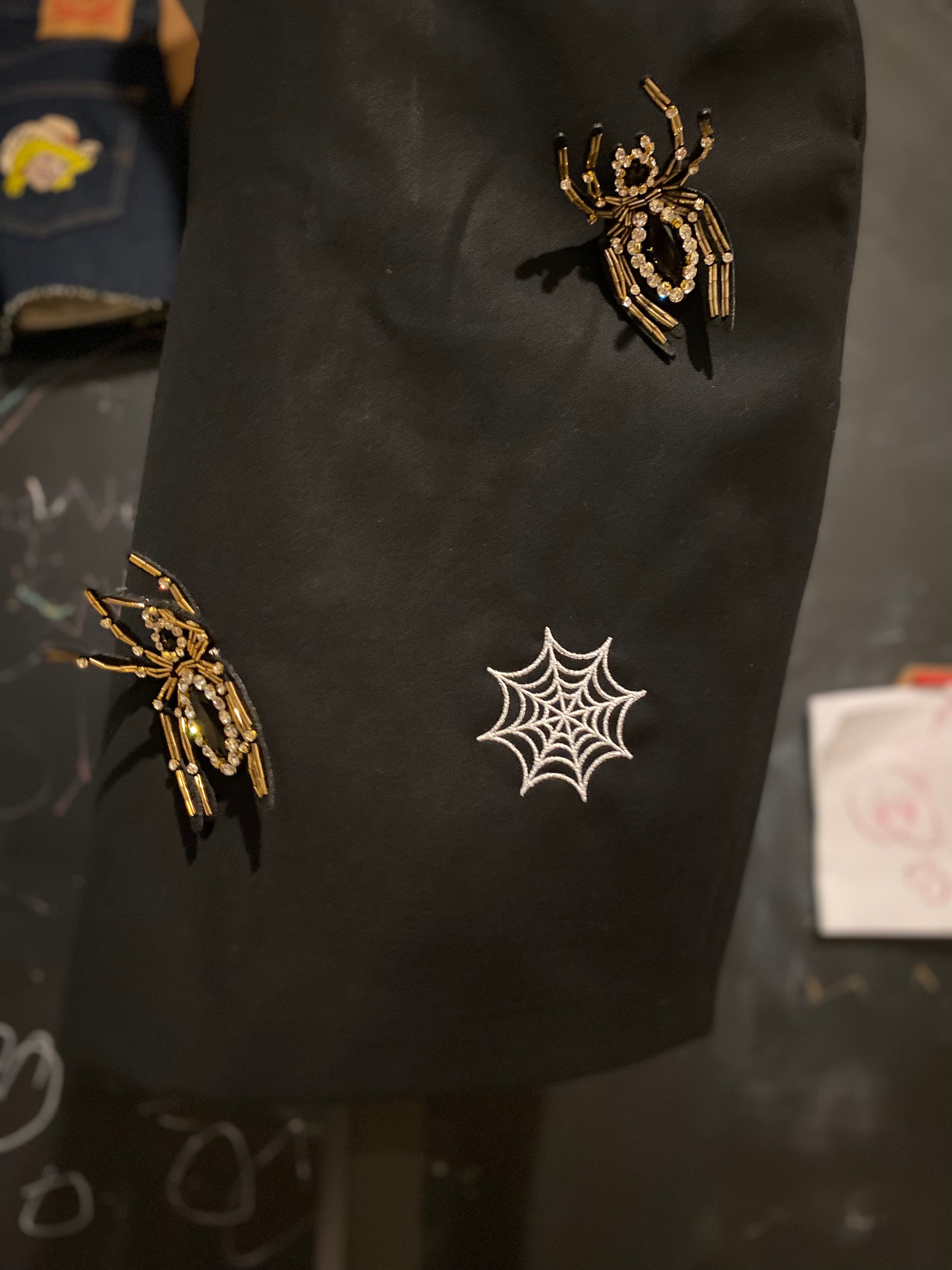 Embroidered Valentino Spider Skirt